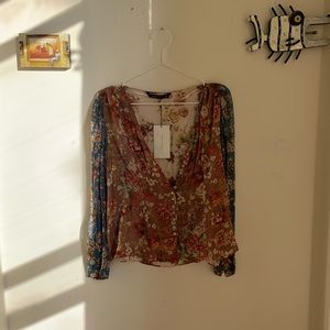 Zara patterned blouse